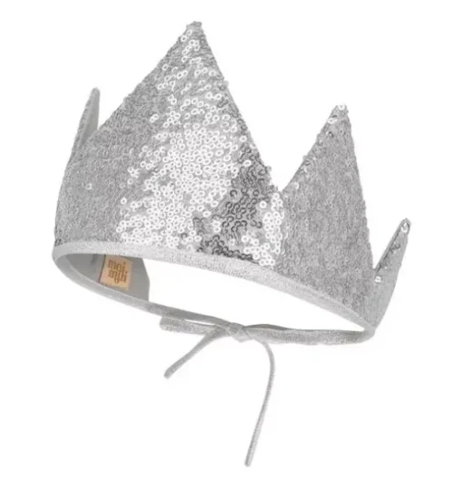 “Silver Sequins” Crown