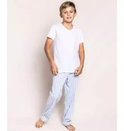 Light Blue Gingham Pant Separates