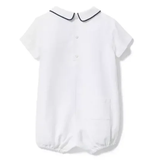 Linen Collared One-Piece