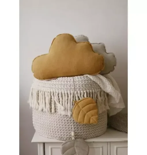 Linen “Mango” Cloud Pillow