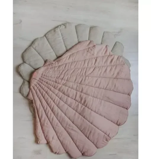 Linen “Powder Pink” Shell Mat