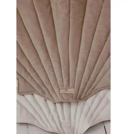 Linen “Powder Pink” Shell Mat
