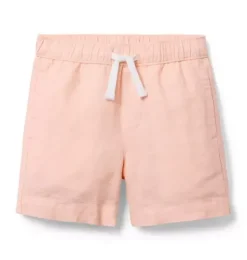 Linen-Cotton Pull-On Short