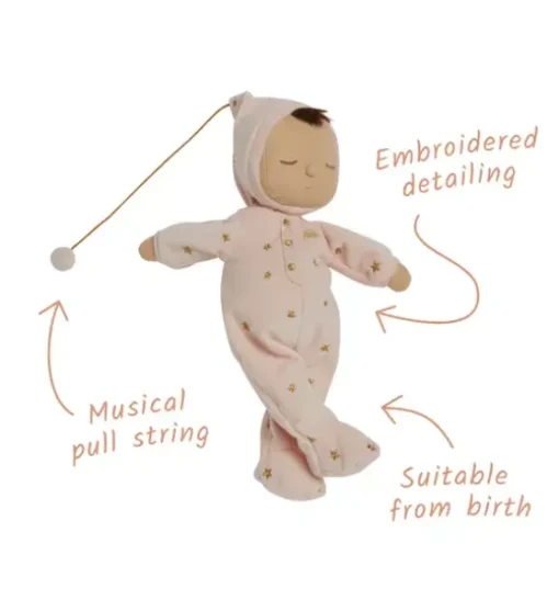 Lullaby Dozy Dinkums - Luna - Ballet Pink