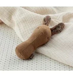 Lullaby friends, Bunny rattle - Chocolate