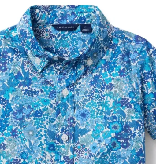Margaret Annie Shirt Made With Liberty Fabric