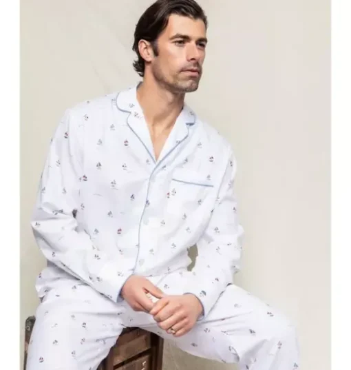 Men's Pajama Set in Bateau