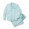 Men's Pajama Set in Emerald Ticking