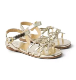 Metallic Bow Sandal