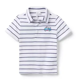 Milk Bar x Janie and Jack Striped Polo