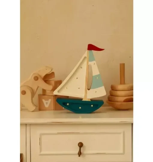 Mini Sailboat Lamp