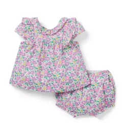 Mrs. Stoneley Matching Baby Set Made With Liberty Fabric