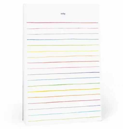 Multi-Stripe Notepad
