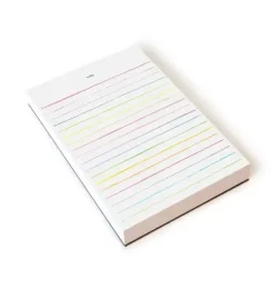 Multi-Stripe Notepad