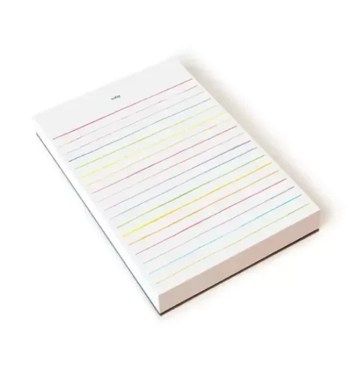 Multi-Stripe Notepad