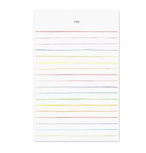 Multi-Stripe Notepad