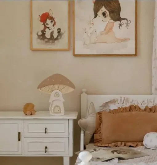 Mushroom House Lamp