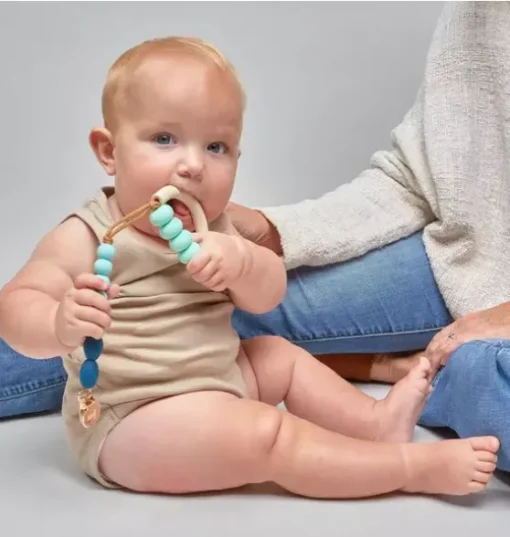 Ocean Arch Teether + Clip Set