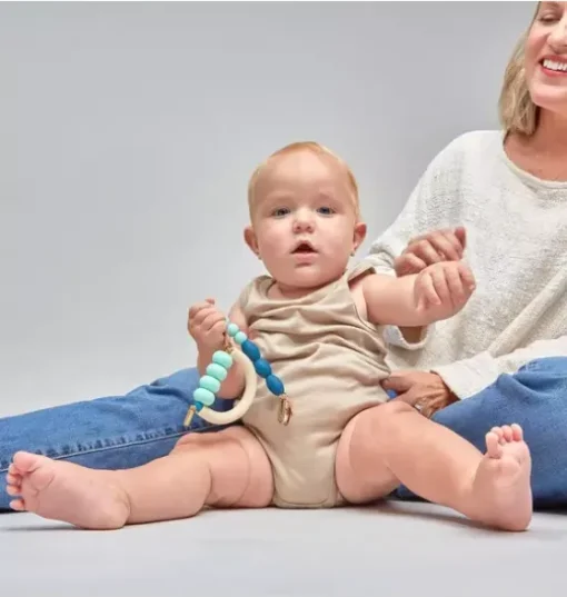Ocean Arch Teether + Clip Set