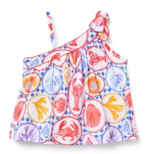 Ocean Icon Bow Shoulder Top