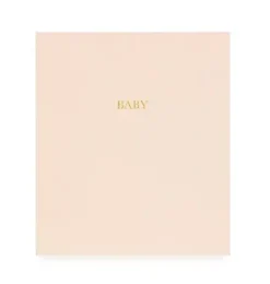 Pale Pink Baby Book