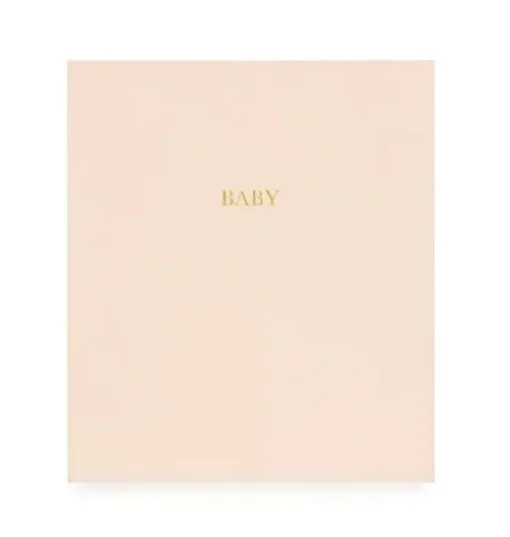 Pale Pink Baby Book