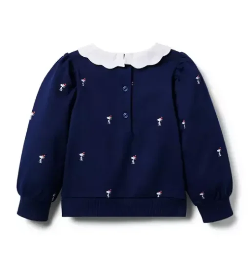 PEANUTS™  Snoopy Santa Collar Sweatshirt