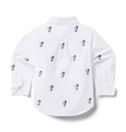PEANUTS™ Snoopy Santa Poplin Shirt