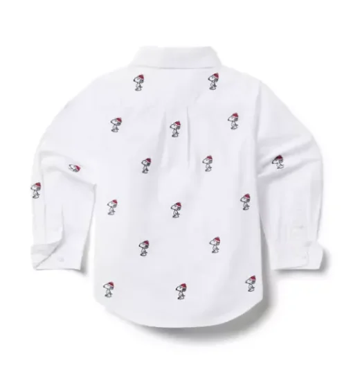 PEANUTS™ Snoopy Santa Poplin Shirt