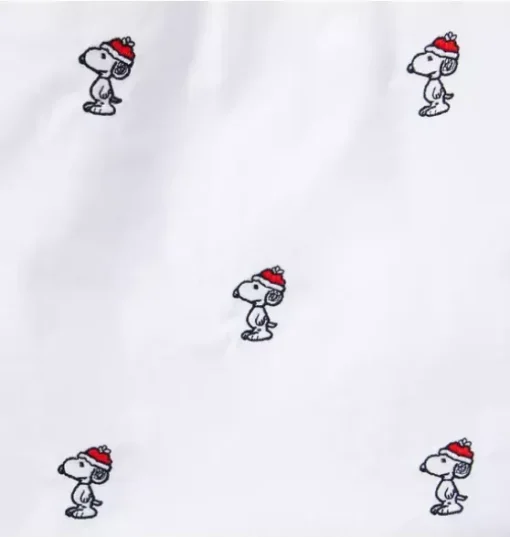 PEANUTS™ Snoopy Santa Poplin Shirt