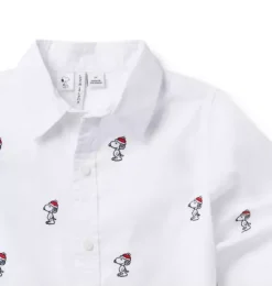 PEANUTS™ Snoopy Santa Poplin Shirt