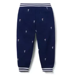 PEANUTS™ Snoopy Santa Striped Cuff Jogger