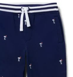 PEANUTS™ Snoopy Santa Striped Cuff Jogger