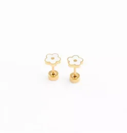 Petite Flower Stud Earrings