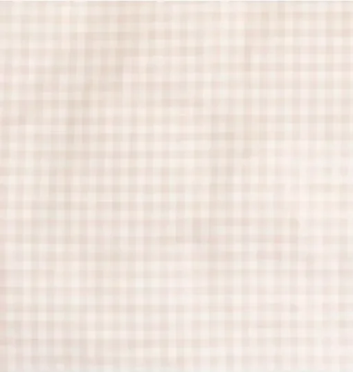 Picnic Gingham Crib Sheet - Pink
