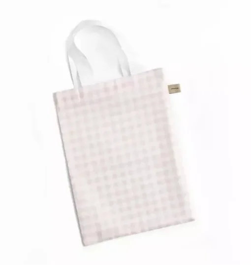 Picnic Gingham Crib Sheet - Pink
