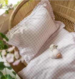 Picnic Gingham Toddler Pillow Set - Pink