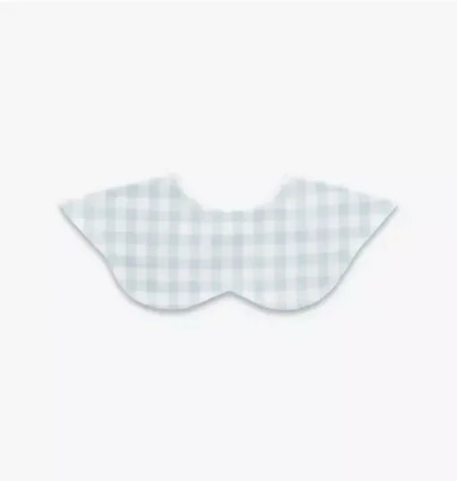 Picnic Gingham Winglet Bib - Blue