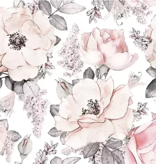 Pink Garden Wallpaper