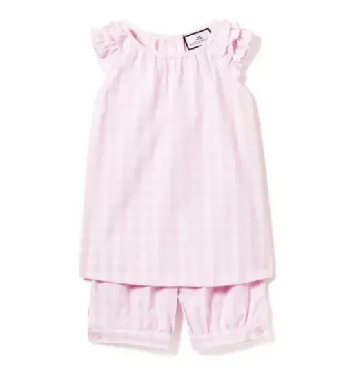 Pink Gingham Amelie Short Set