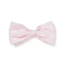 Pink Gingham Dog Bow Tie