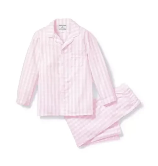 Pink Gingham Pajama Set