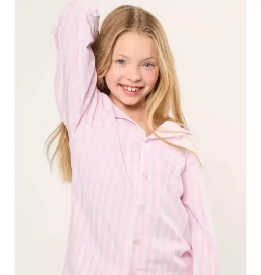 Pink Gingham Pajama Set