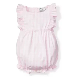 Pink Gingham Ruffled Romper