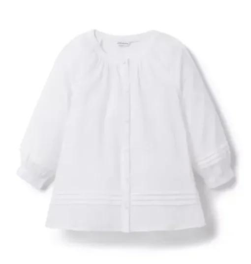 Pintuck Swim Cover-Up