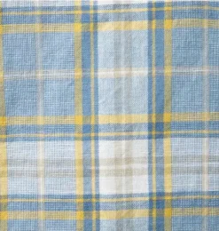 Plaid Linen-Cotton Shirt