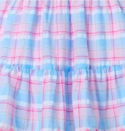 Plaid Ruffle Dress