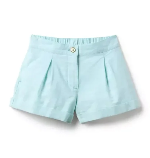 Pleated Cuffed Short