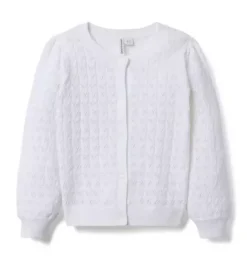 Pointelle Cardigan