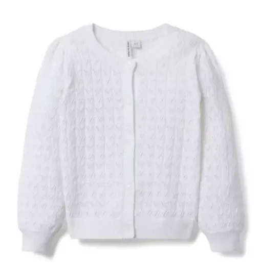 Pointelle Cardigan